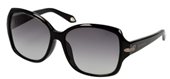Givenchy SGV897 0700 Black Gunmetal sunglasses