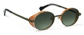 JF Rey JFSNautilus 4560 Khaki Orange w/ Green Gradient Lenses sunglasses