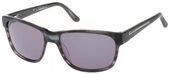 Jaguar 37114 6542 Matte Black Crystal/Grey Lens sunglasses