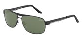 Jaguar 37329 792 Black Gunmetal / Green Polarized Lens sunglasses
