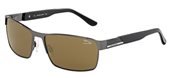Jaguar 37335 821 Brown Gunmetal / Brown Lens sunglasses