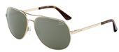 Jaguar 37339 600 Gold / AR Mirror Green Lens sunglasses