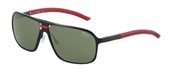 Jaguar 37711 620 Brushed Black Red / Green Polarized Lens sunglasses
