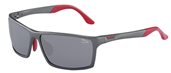 Jaguar 37713 650 Grey Red / Nano Grey Lens sunglasses