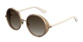 Jimmy Choo Andie/N/S 01KH CC Gdbe Glitterwh sunglasses