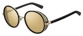 Jimmy Choo Andie/N/S 02M2 00 Black Gold (T4 silver mirror lens) sunglasses