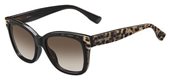 Jimmy Choo Bebi/S 0PUE J6	Animal Black sunglasses