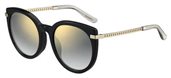 Jimmy Choo Dena/F/S 0807 00 Black (FQ gray sf gold sp lens) sunglasses
