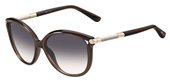 Jimmy Choo Giorgy/S 0QD3 9C	Brown sunglasses