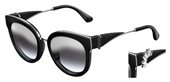 Jimmy Choo Jade/S 0U4T FU Bkpld Black sunglasses