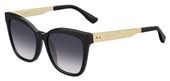 Jimmy Choo Junia/S 0QFE 9C Black sunglasses