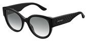 Jimmy Choo Pollie/S 0807 00 Black (9O dark gray gradient lens) sunglasses