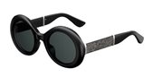 Jimmy Choo Wendy/S 0FA3 IR Black Glitter Black sunglasses