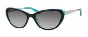 Juicy Couture 544/S 0ETJ Black Teal Sunglasses