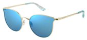 Juicy Couture Ju 597/S 0J5G 00 Gold (3J azure mirror lens) sunglasses