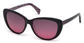 Just Cavalli JC646S 05T - black/other / gradient bordeaux  sunglasses
