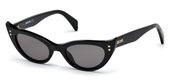 Just Cavalli JC777S 01A shiny black  / smoke sunglasses