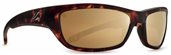 Kaenon Cowell Matte Tortoise / Brown 12-Polarized Gold Mirror Sunglasses