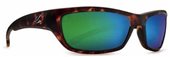 Kaenon Cowell Matte Tortoise / Coastal Green Mirror Sunglasses
