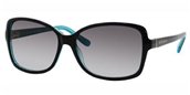 Kate Spade Ailey/S US 0DH4 Black Turquoise / Gray Gradient Lens sunglasses