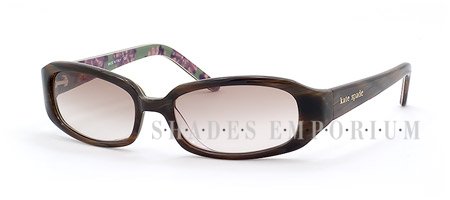 Kate Spade CLAIRE TR7S2 brn hrn grn flrl brown gradient Sunglasses