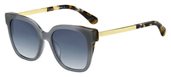 Kate Spade Caelyn/S 0WR7 00 Black Havana (9O dark gray gradient lens) sunglasses