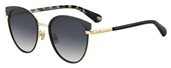 Kate Spade Janalee/S 0807 00 Black (9O dark gray gradient lens) sunglasses