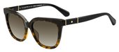 Kate Spade Kahli/S 0WR7 HA Black Havana sunglasses