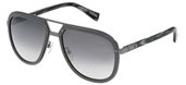 Lanvin SLN044M 568X shiny dark grey/grey shaded sunglasses