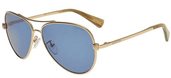 Lanvin SLN068 300B gold/blue sunglasses