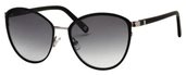 Liz Claiborne L 569/S 0284 00 Black Ruthenium (9O dark gray gradient lens) sunglasses