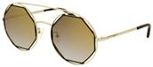 MCQ MQ0176SA 002 GOLD / GRADIENT+MIRROR sunglasses