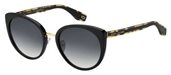 Marc Jacobs Marc 281/F/S 0807 00 Black (9O dark gray gradient lens) sunglasses