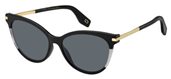 Marc Jacobs Marc 295/S 0807 00 Black (IR gray blue pz lens) sunglasses