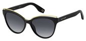Marc Jacobs Marc 301/S 0807 00 Black (9O dark gray gradient lens) sunglasses
