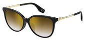 Marc Jacobs Marc 307/F/S 0807 00 Black (JL brown ss gold lens) sunglasses