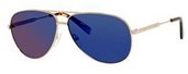 Marc by Marc Jacobs 444/S 0J5G 1G Gold/Grey Mirror Blue sunglasses