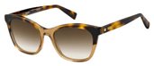Max Mara Mm Eyebrow 0XNZ 00 Beige Havana (HA brown gradient lens) sunglasses
