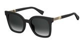 Max Mara Mm Gemini I 0807 00 Black (9O dark gray gradient lens) sunglasses