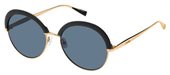 Max Mara Mm Ilde Ii 01UV 9A Black Copper Gold sunglasses