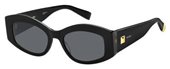 Max Mara Mm Iris 0WR7 00 Black Havana (IR gray blue pz lens) sunglasses