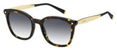 Max Mara Mm Needle Iii 0UPO 00 Havana Rose Gold (9C dark gray gradient lens) sunglasses