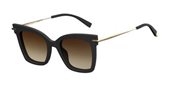 Max Mara Mm Needle Iv 0807 00 Black (HA brown gradient lens) sunglasses