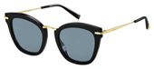 Max Mara Mm Needle Ix 0807 00 Black (KU blue avio lens) sunglasses