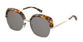 Max Mara Mm Needle V/S 02IK HA Havana Gold Sunglasses