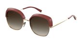 Max Mara Mm Needle V/S 0BUH HA Brck Gold Sunglasses
