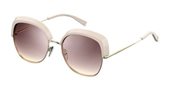 Max Mara Mm Needle V 084A 00 Beige Gold (NQ brown mirror gradient lens) sunglasses