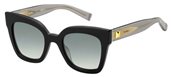 Max Mara Mm Prism Iv 06FQ Black Dark Gray (VK gray gradient lens) sunglasses
