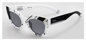 Max Mara Mm Sm 07RM 00 Bkgdtbcqn (IR gray blue pz lens) sunglasses