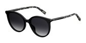 Max Mara Mm Tube Ii 01EI 9O Black Gray Text sunglasses